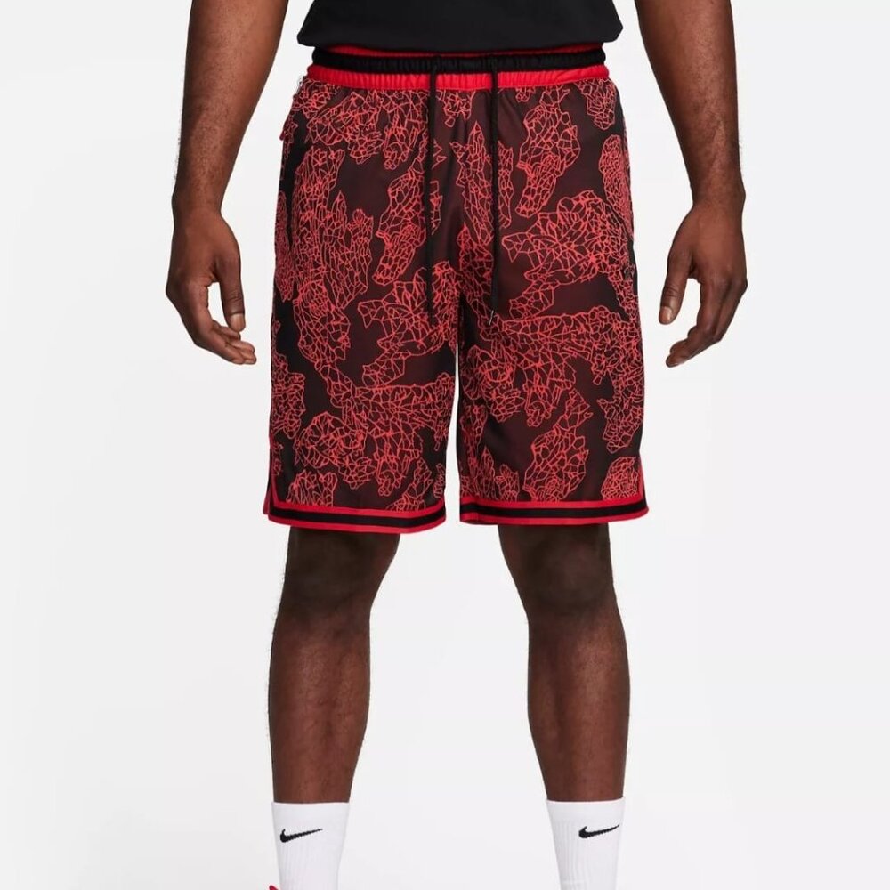 Nike Basketball 10" Athletic Shorts DNA+ Court Zip Pocket FB6928-657 Men's M